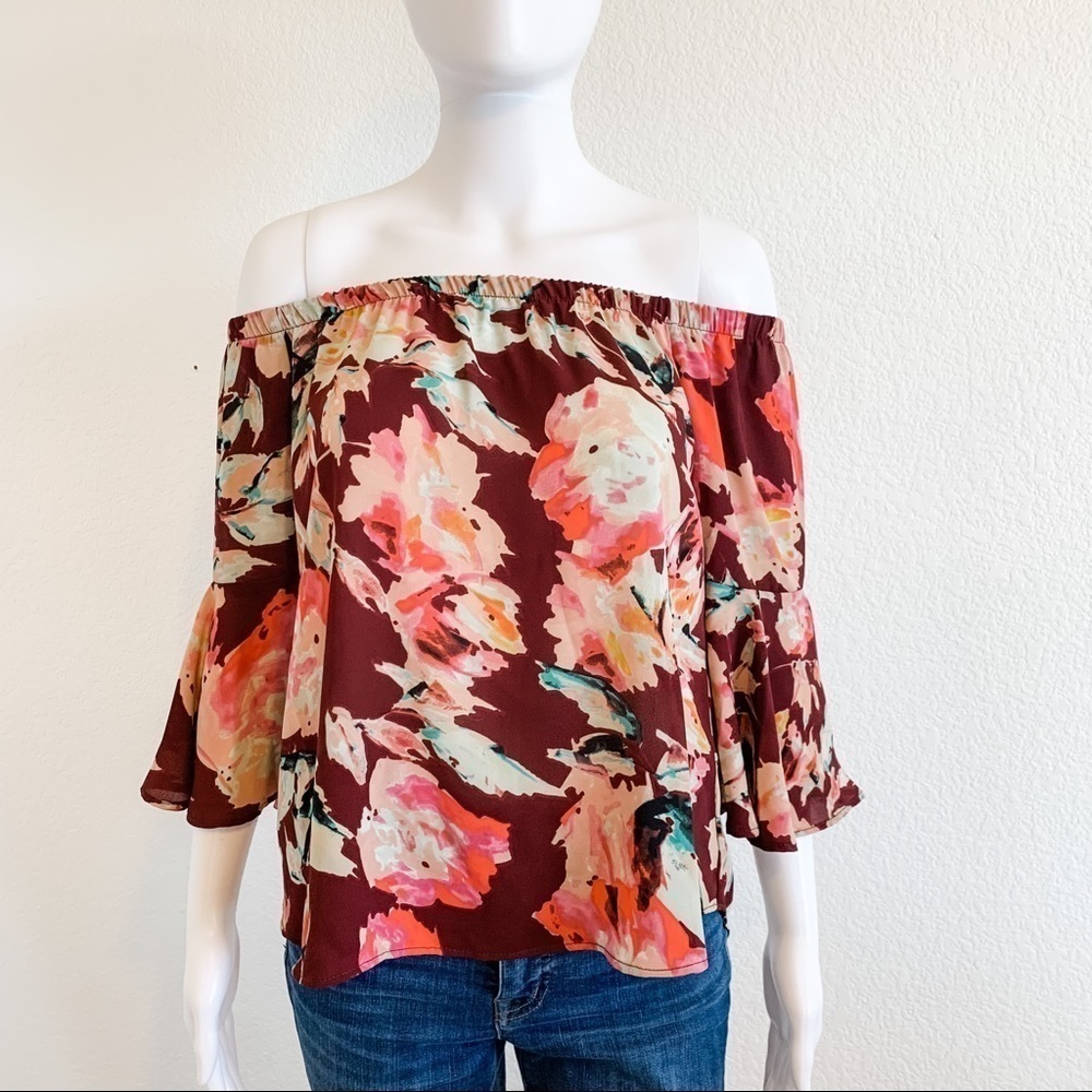 Floral Off Shoulder Blouse